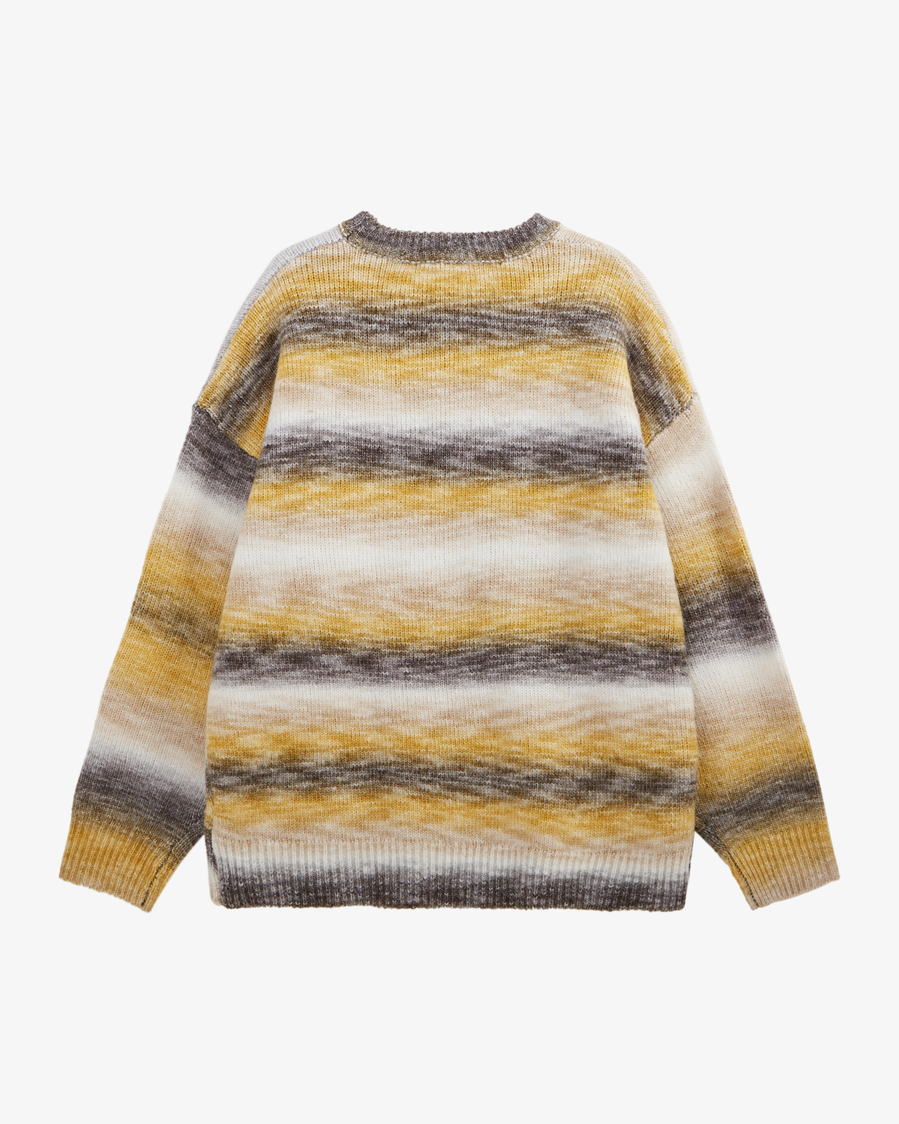Gradient Cozy Knit Sweater Yellow