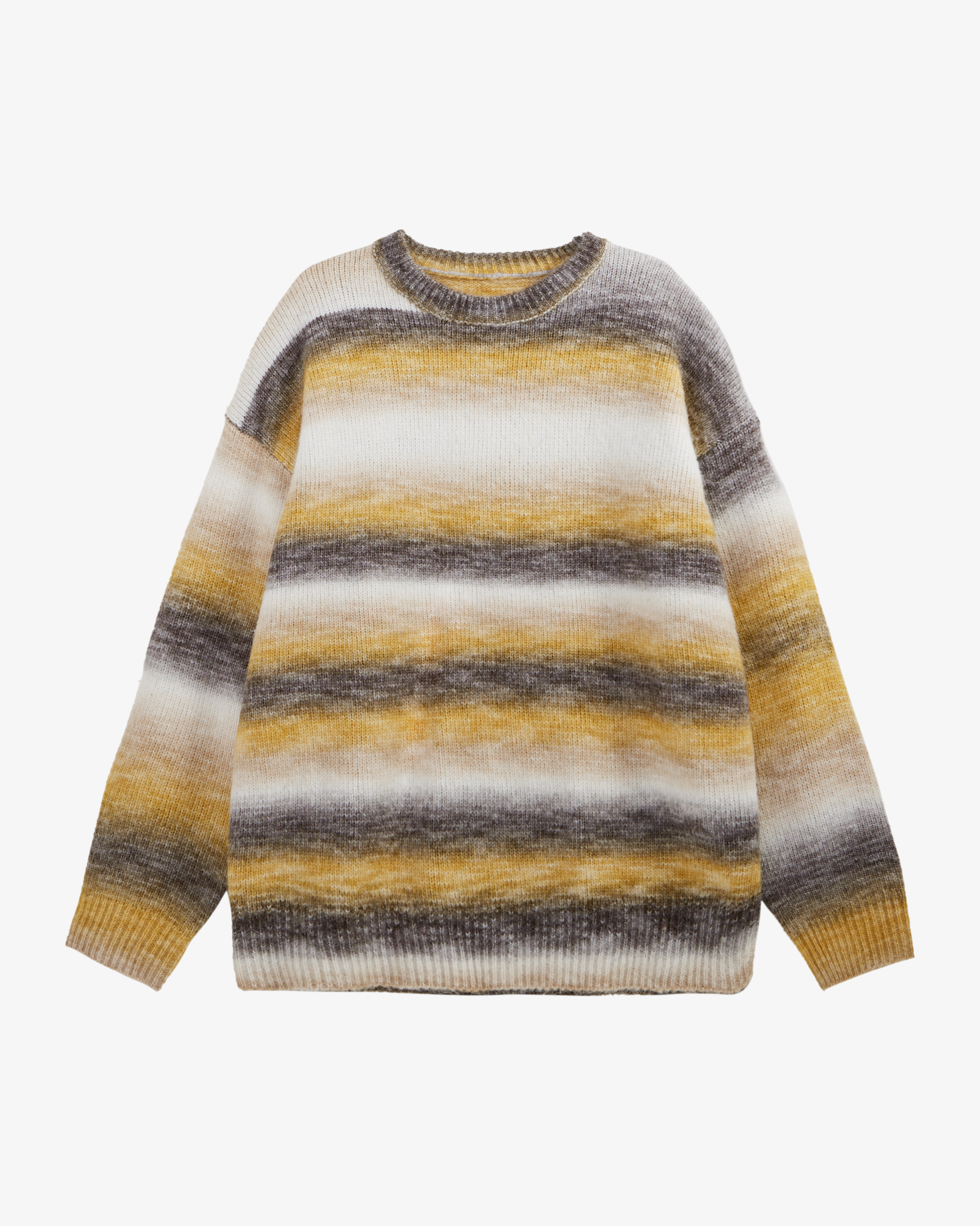 Gradient Cozy Knit Sweater Yellow