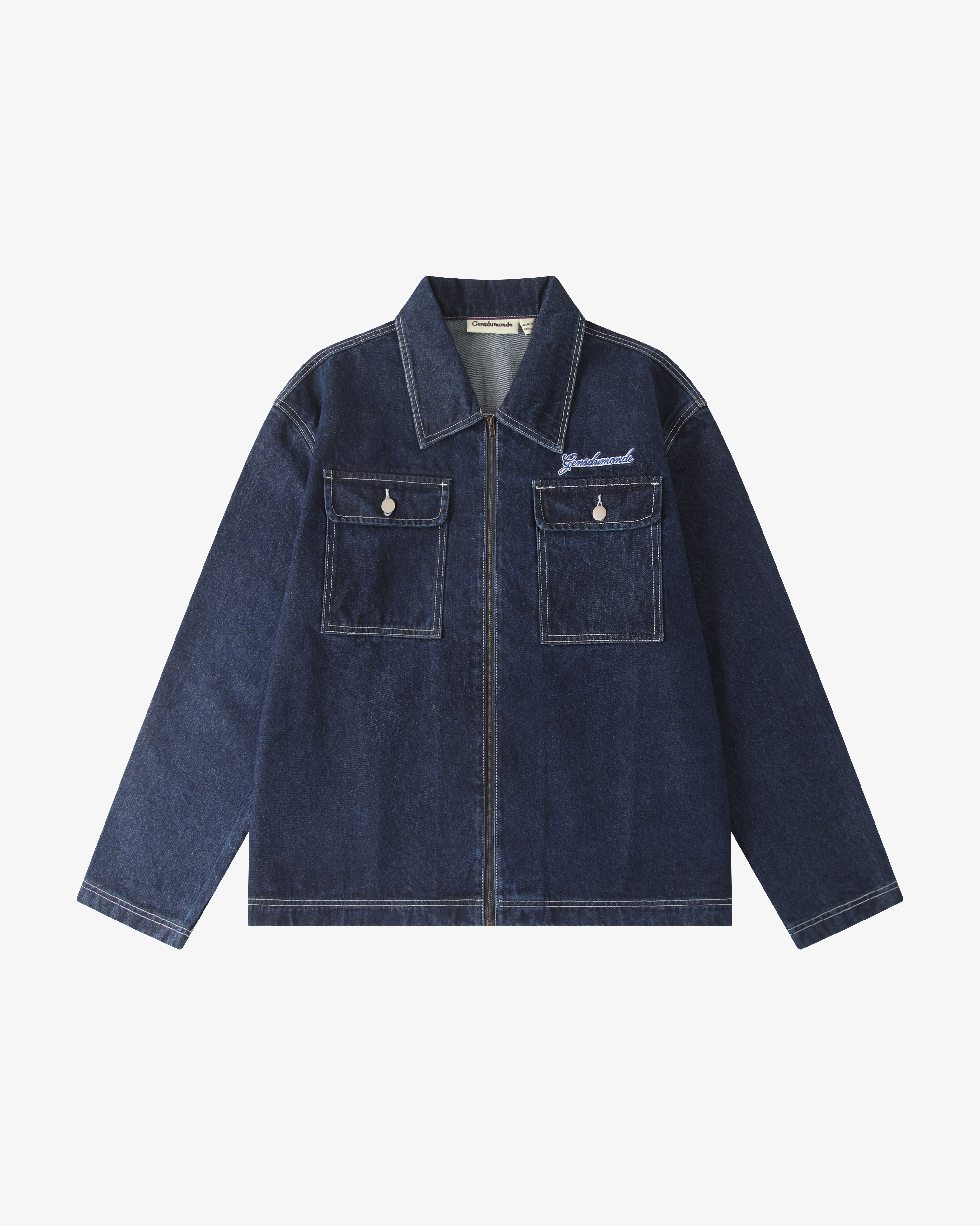 Blue Peackot Denim Jacket