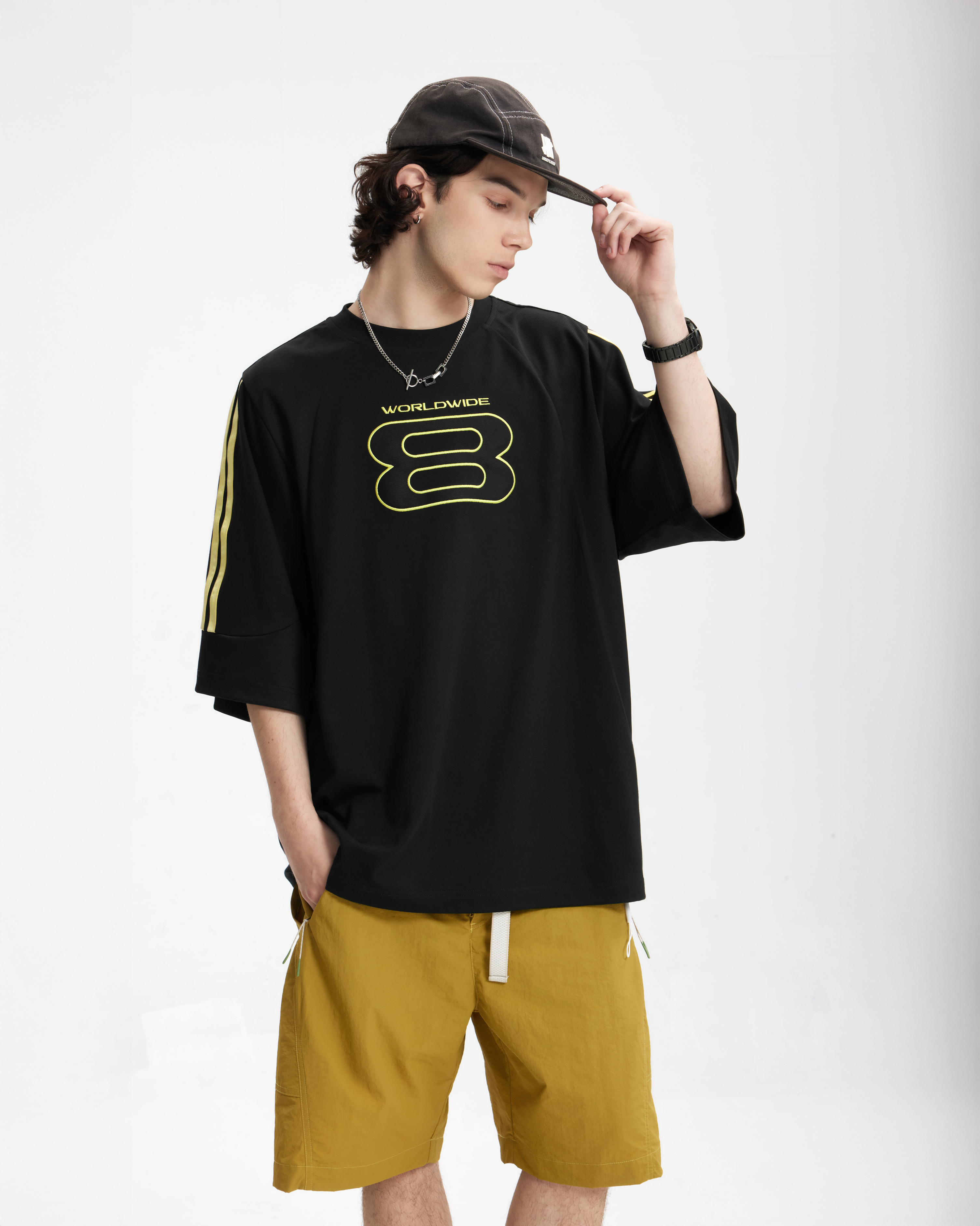 Worldwide Tee Black