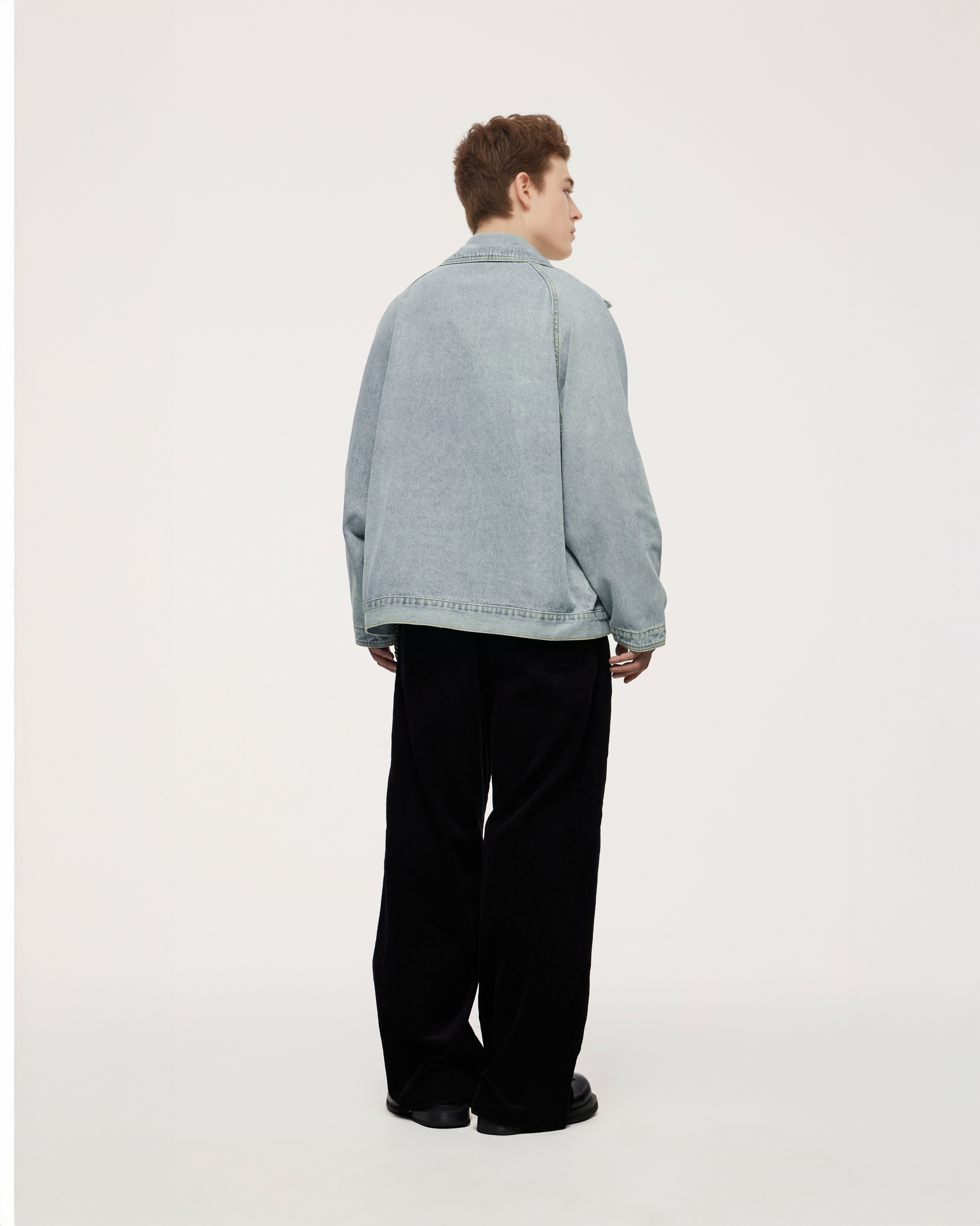 Wide Lapels Denim Jacket