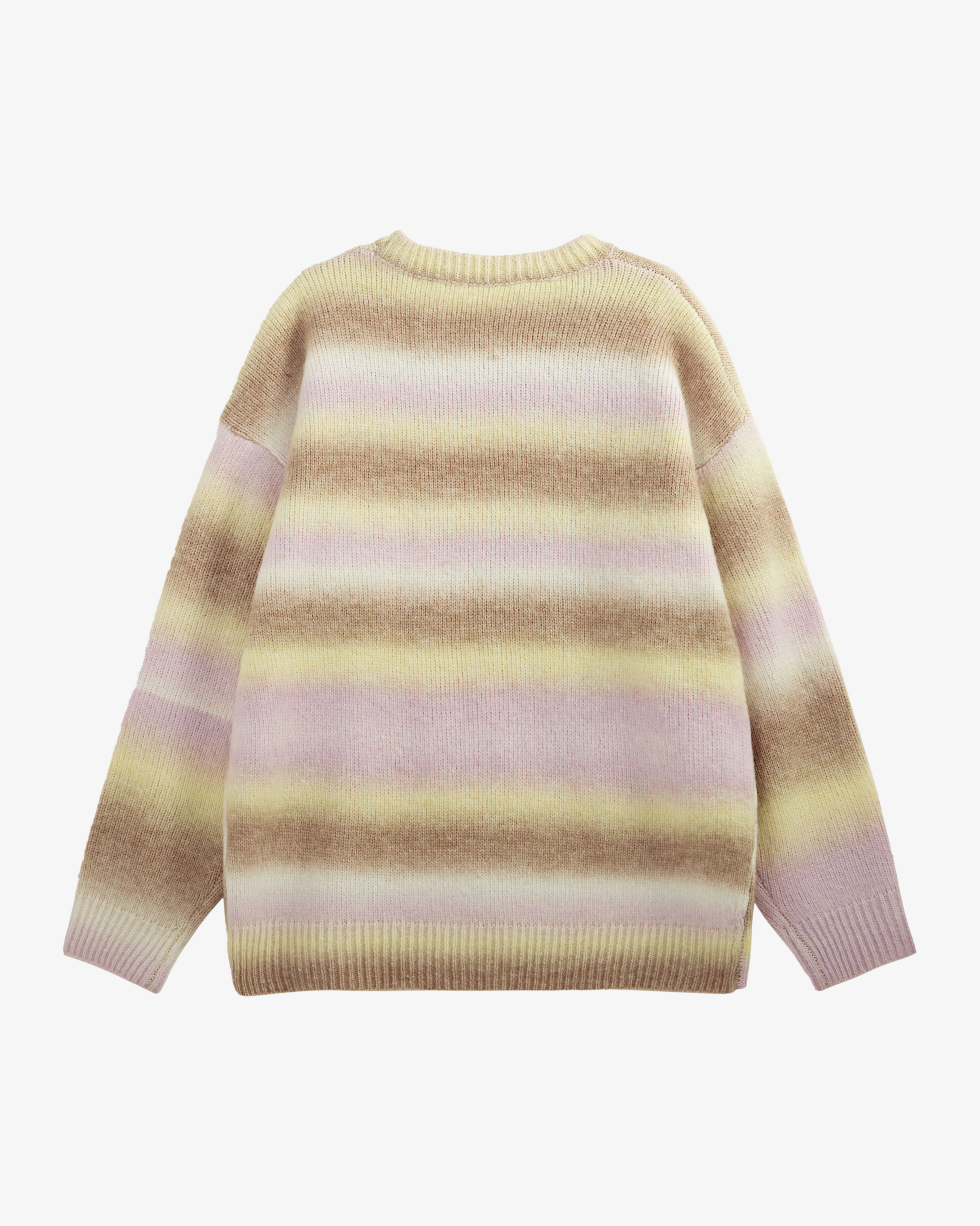 Gradient Cozy Knit Sweater Pink