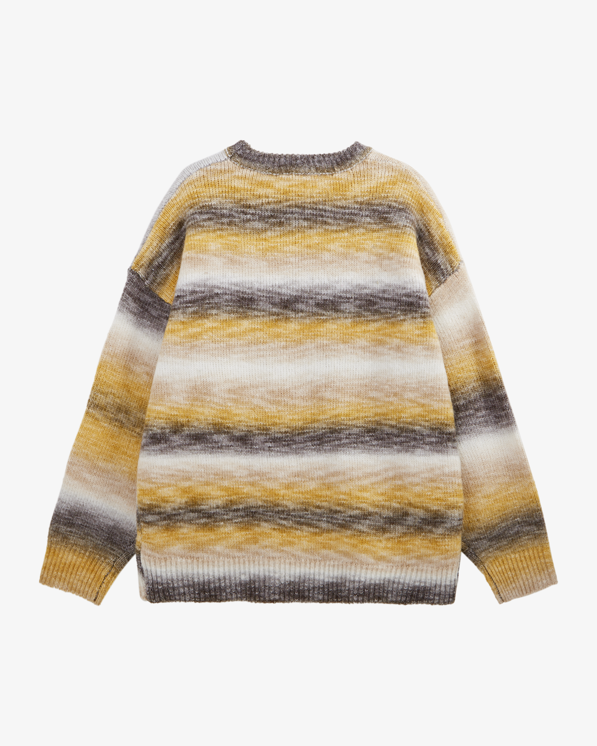 Gradient Cozy Knit Sweater Yellow