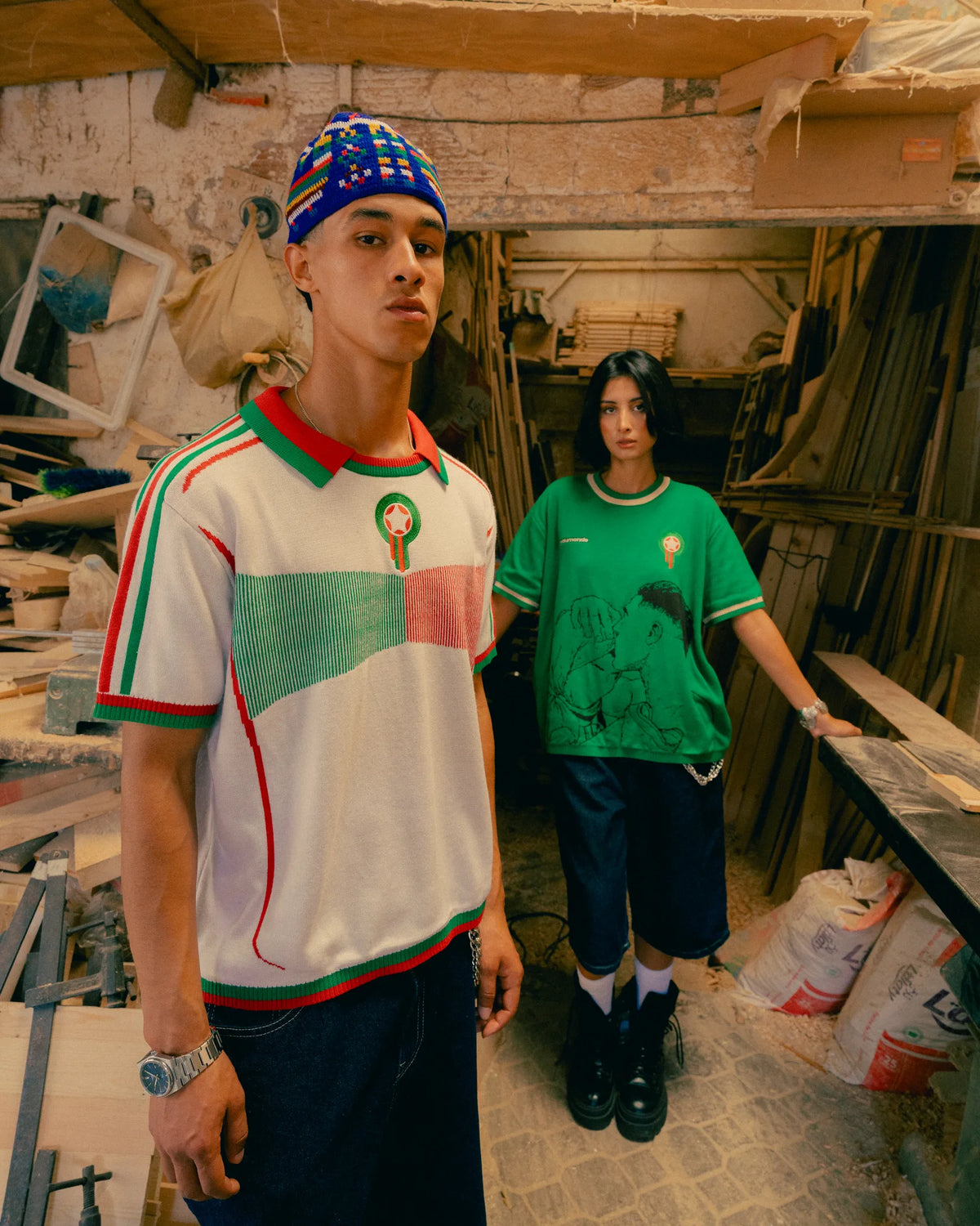 Morocco White Knit