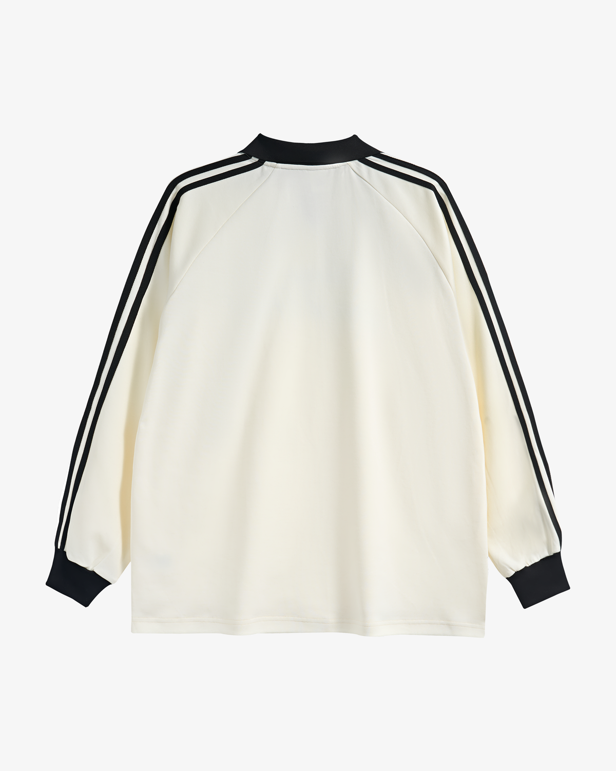 Long Sleeve Polo Tee Cream