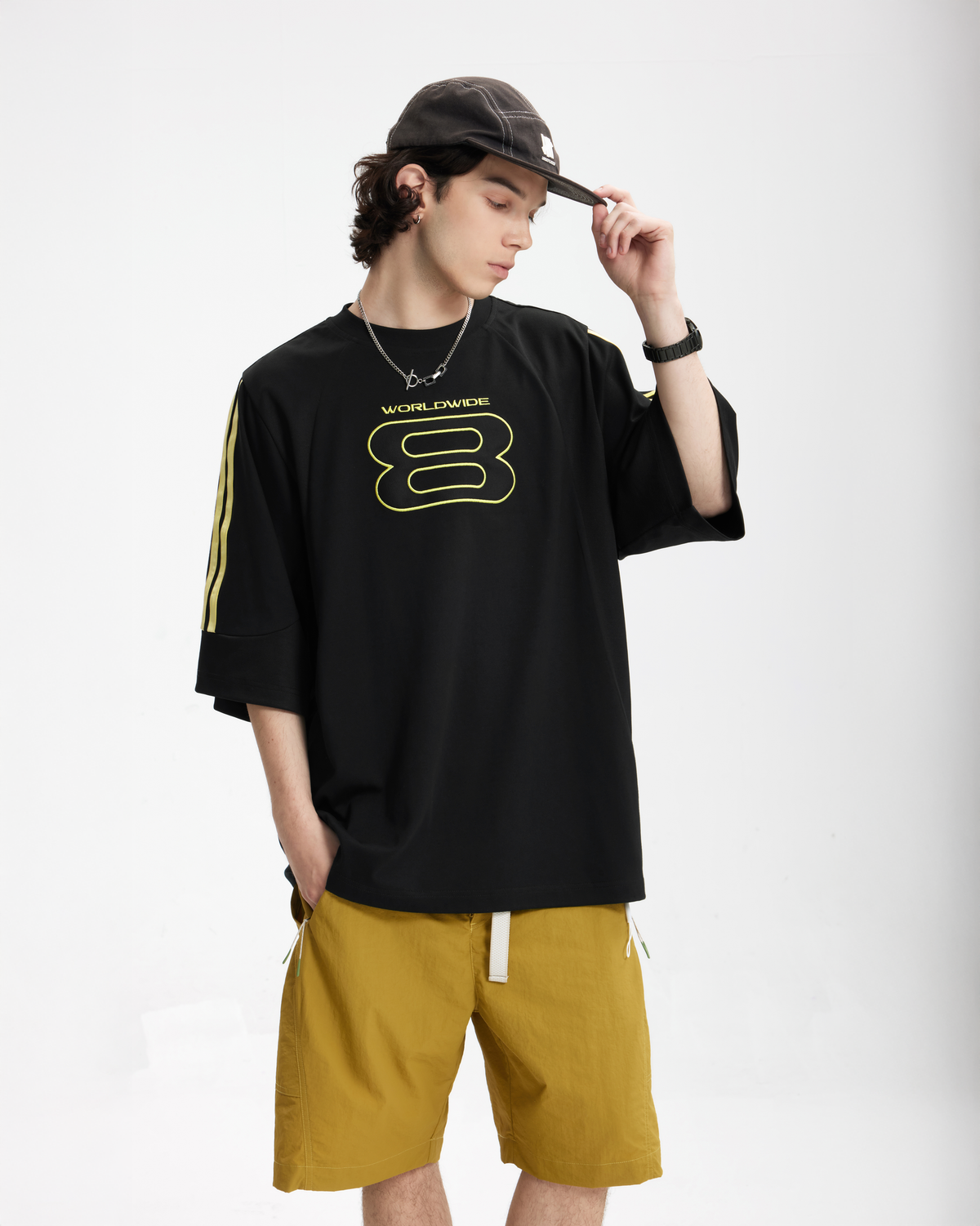 Worldwide Tee Black