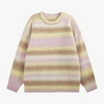 Gradient Cozy Knit Sweater Pink