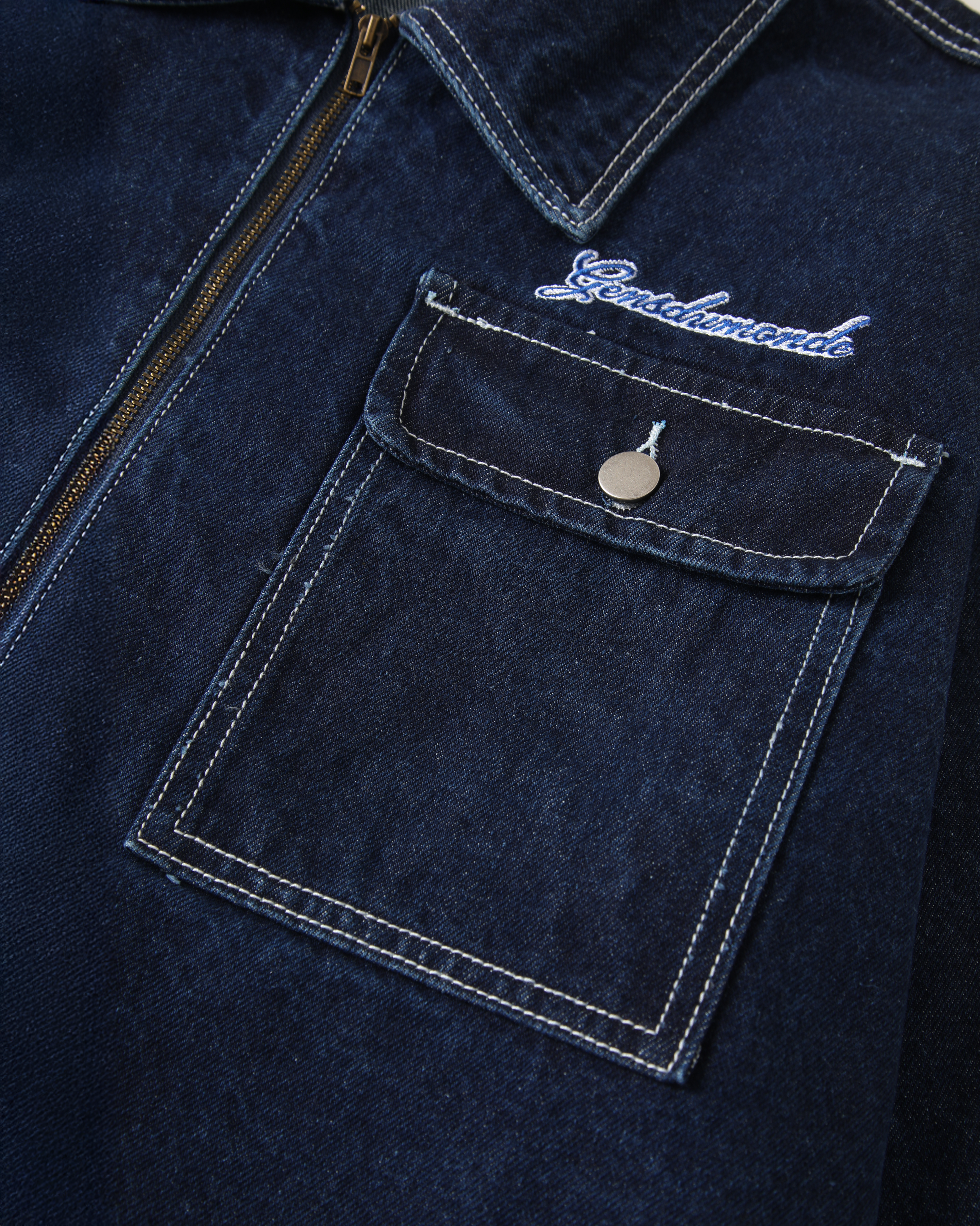 Blue Peackot Denim Jacket