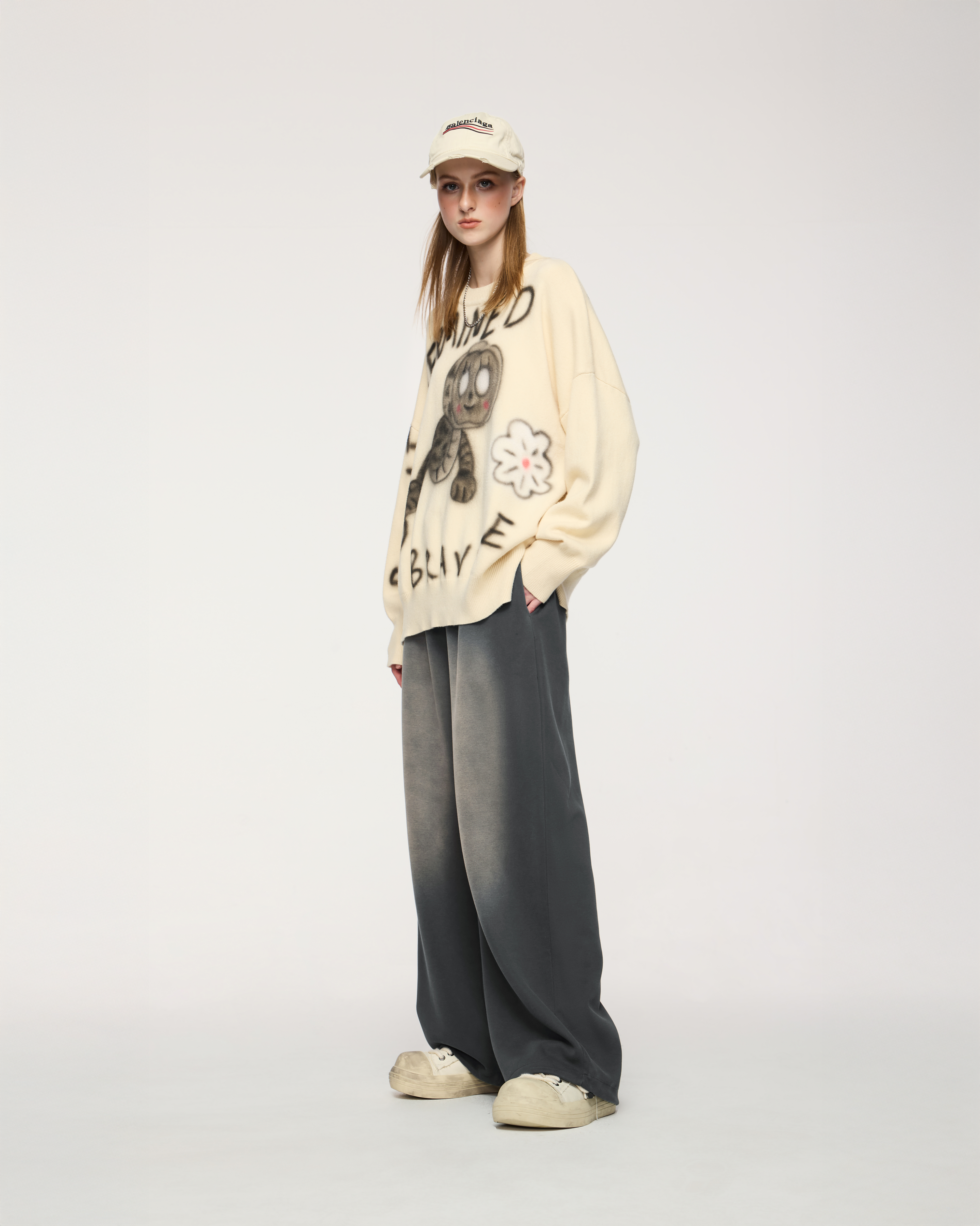Washed Dark Gray Sweats