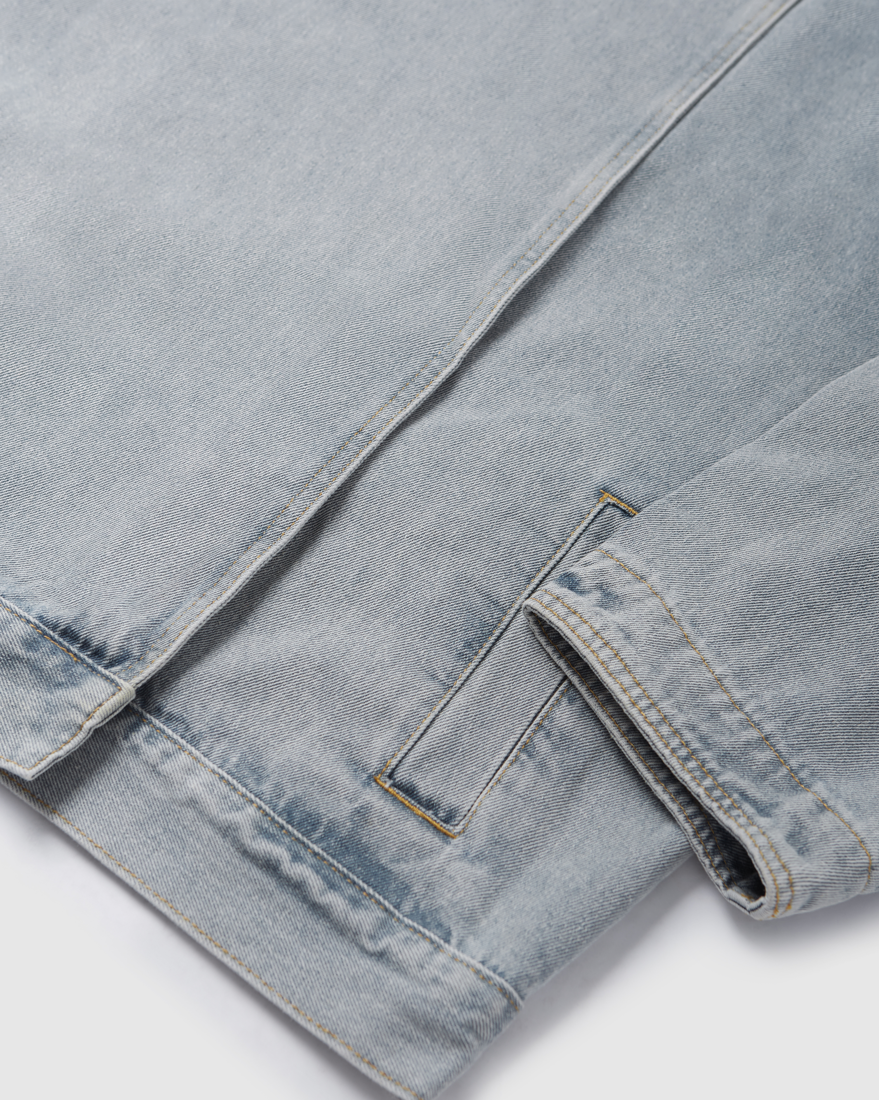 Wide Lapels Denim Jacket